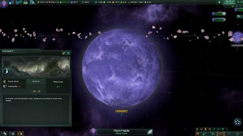 Stellaris nanite world - Right now, you can't terraform a tomb world into a Gaia world, or a nanite world directly to a Gaia/Hive/Machine world. This adds pointless micro and makes no sense (since you can go straight from barren worlds, with less ability to support life then a tomb world and canonically more difficult to terraform then nanites, to any of these three).